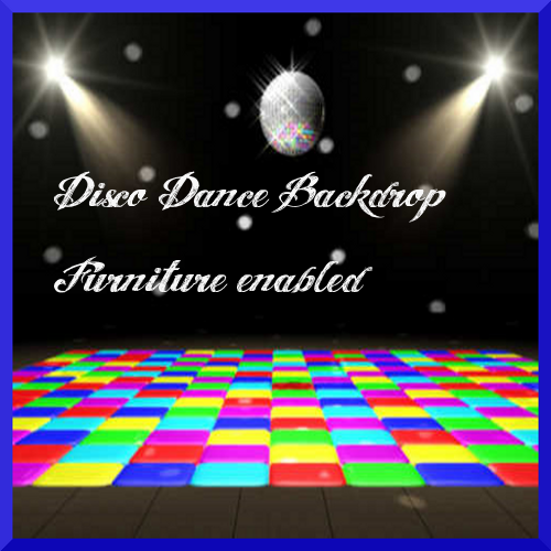 Disco Dance Backdrop
