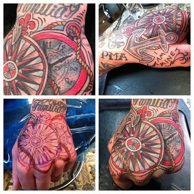 Tattoos  on My Pj Inspired Hand Tattoo