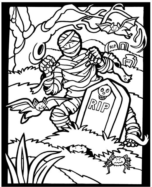 Halloween Coloring Page Pictures, Images and Photos