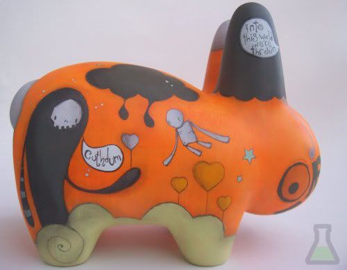 Orange Labbit Death Cuthdum - Squidboy