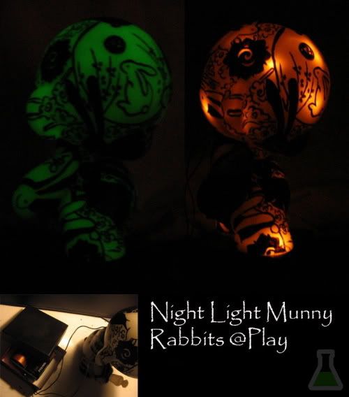 Rabbits @ Play: Night Light Munny - Jovy