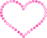 pink heart glitter