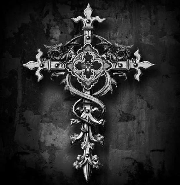 gothic crosses drawings. gothic crosses drawings.