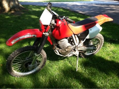 2002 Honda xr400 oil change #2