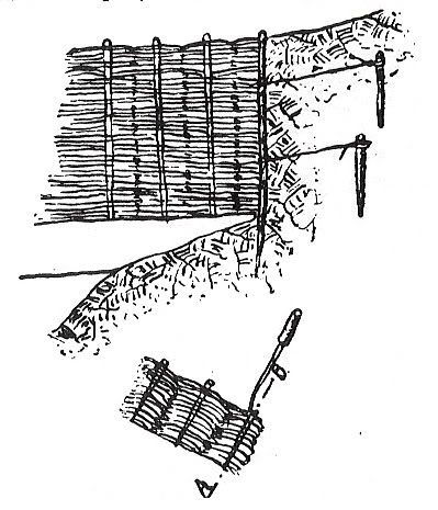 wattle revetment