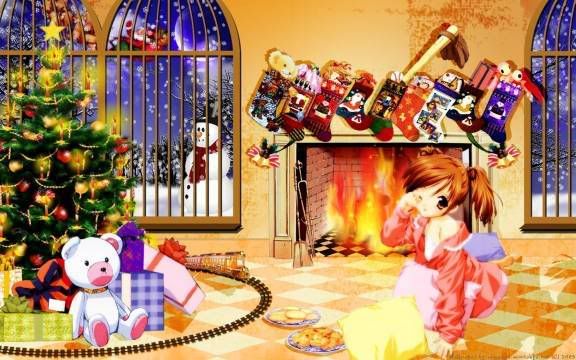 christmas.jpg navidad anime image by dielifun