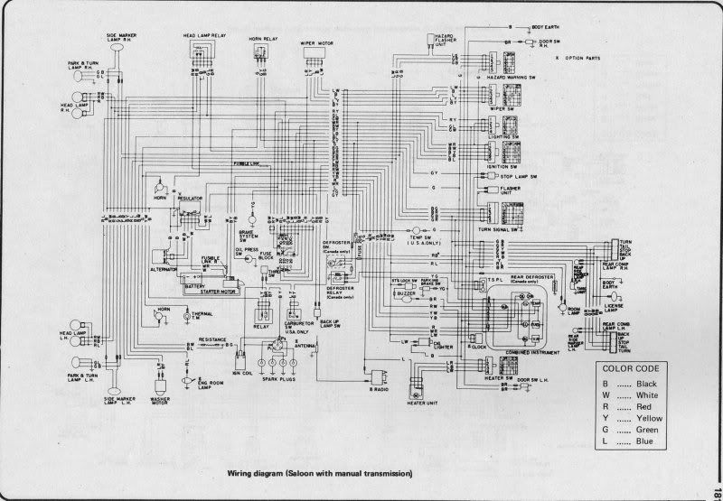 Nissan 1400 diff diagram #7