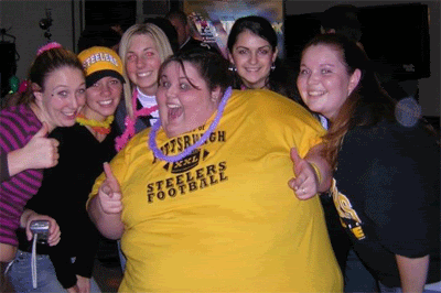 fat steelers chick Pictures, Images and Photos