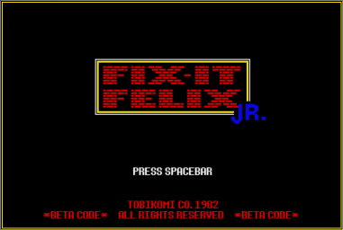 Fix It Felix Jr Title Screen