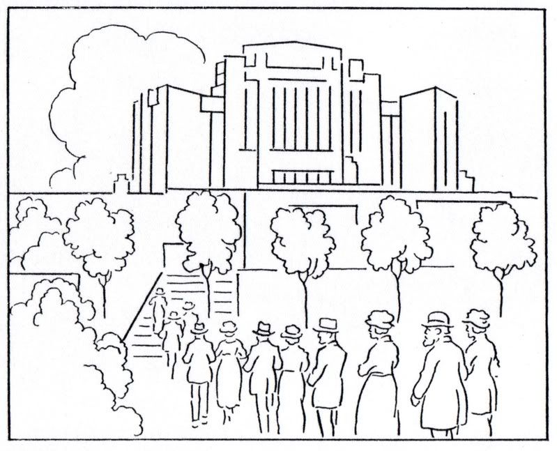 building the temple coloring pages