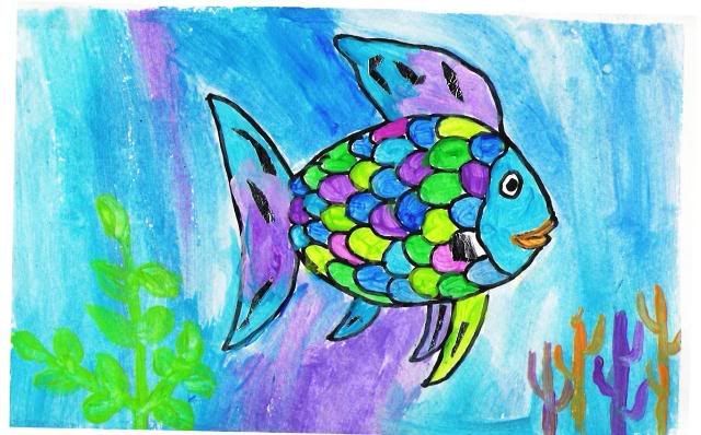 Rainbow Fish Paintings