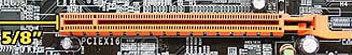 PCIe video card slot