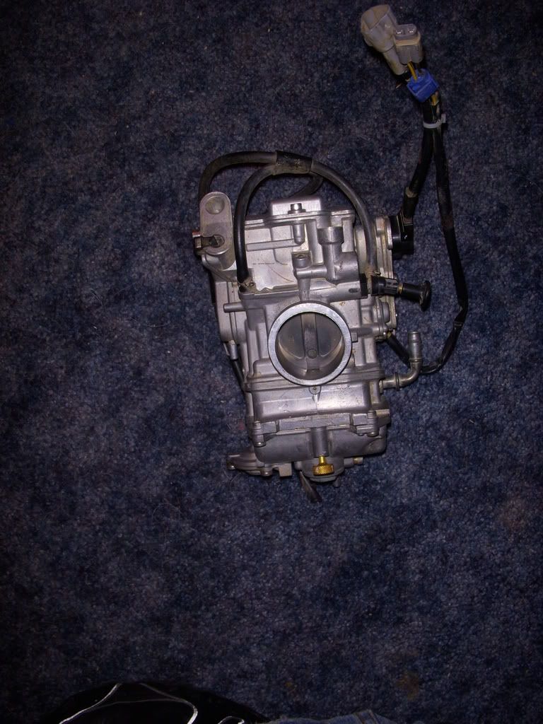 YFZ FCR carb with aftermarket fuel screw Honda TRX 450R