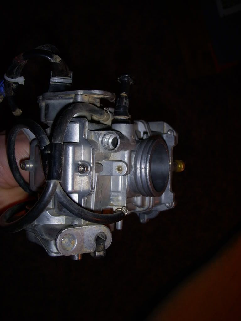 YFZ FCR carb with aftermarket fuel screw Honda TRX 450R