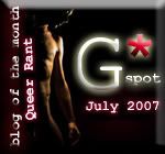 The G* Spot July Winner
