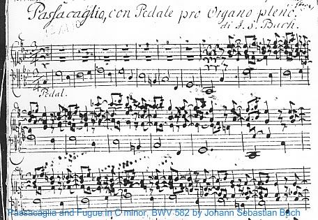 BWV 582 by Johann Sebastian Bach