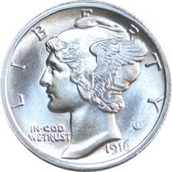 mercury dimes