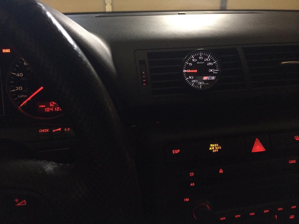 ECS boost gauge not reading