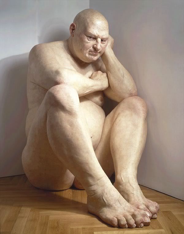 Realistic people art sculptures