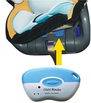 ChildMinder Infant Safety Seat Monitoring System makes sure you don't forget and leave your child in the car