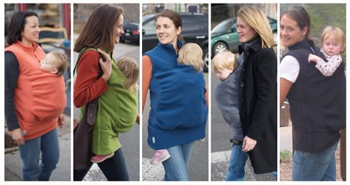 Peekaroo, baby Snuggie carrier