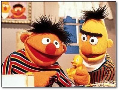 Bert and Ernie Sesame Street rubber ducky duckie