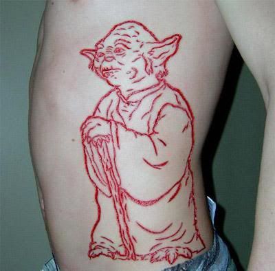 yoda tattoo