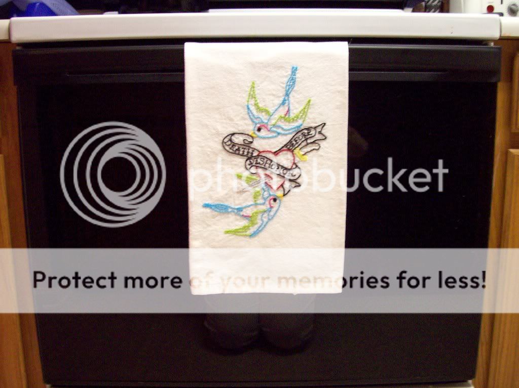 Tattoo Flash Towel NEEDLEWORK