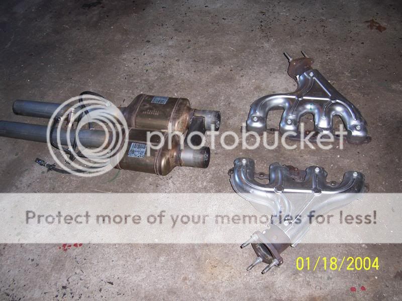 Practically brand new 2002 C5 Z06 catalytic converters and exhaust