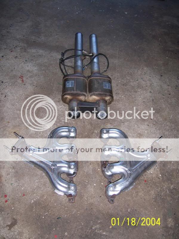 Practically brand new 2002 C5 Z06 catalytic converters and exhaust