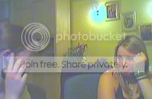 Me and sarah messing about at mine