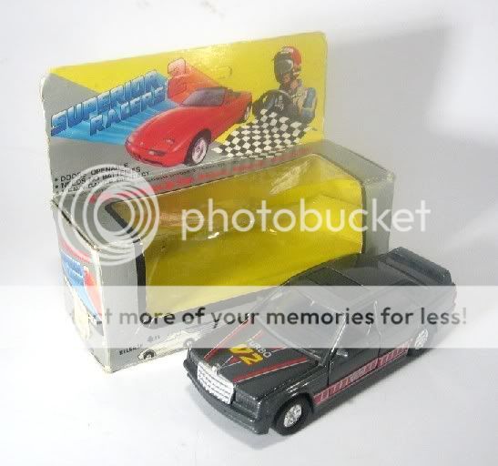 Vintage Superior Racers 2 Mercedes Benz Scale Toy Car