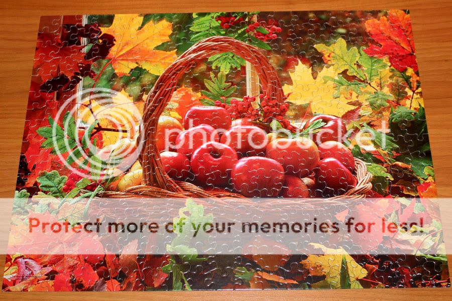 Thankful Autumn Bounty 300 Piece Puzzle Large Thick Quality Pieces EZ 