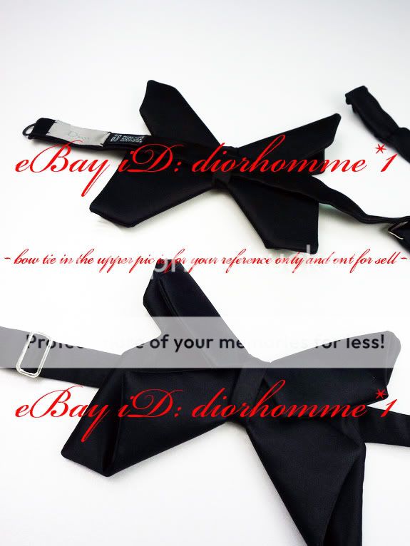 custom made AD campaign 0809AW butterfly runway bow tie  